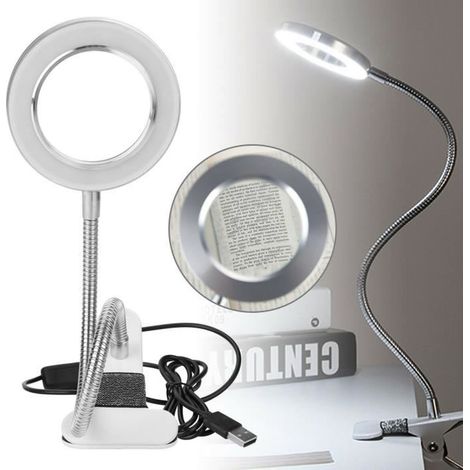 Bureau table top 8x loupe beauté ongles salon tatouage loupe lampe lumière (1/4)
