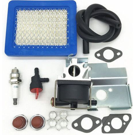 Kit filtro aria carburatore 640020 e candela compatibili con motori per tosaerba Tecumseh 640020A 640020B VLV126 VLV60 VLV50 VLV55 VLV65 VLV66 VLV126A da 6,5 CV e 6,75 CV. (1/4)