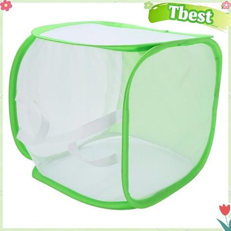 Cage à insectes - TBEST - Cube pliable 31 cm - Fenêtre transparente - Double fermeture éclair - Portable (1/4)