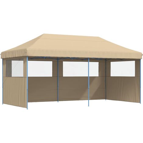 Maison Exclusive - Partyzelt Faltbar Pop-Up mit 3 Seitenteilen Be