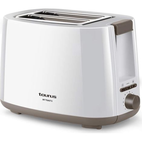 Grille-pain Blanc 2 Fentes 750W 7 Niveaux (1/2)