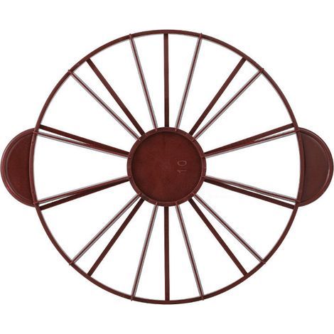 Marqueur de portion de gâteau de qualité alimentaire, rond, pour 10/12 parts de gâteau, coupe-parts égales, diviseur de gâteau à pain, outil de pâtisserie, rouge foncé (marron), 126 g/4,4 oz (280) (1/5)