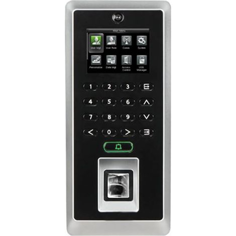 Machine de pointage pour les employés des petites entreprises F21 lecteur RFID en option, contrôle d'accès par empreinte digitale, avec caméra, fonction d'enregistrement de photos, système de contrôle (1/5)