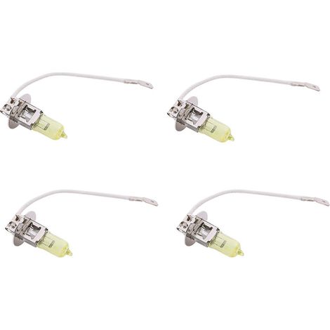 ampoules halogènes pour voiture, feux antibrouillard, 12 V CC, H3, 100 W, jaunes()