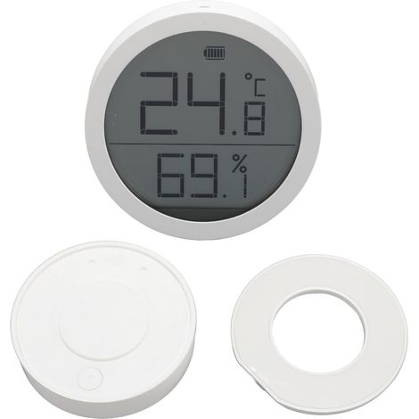 Thermomètre Hygromètre Bluetooth Capteur Température Humidité Intérieur Écran LCD Connecté Application Mijia Précis Compact (1/5)