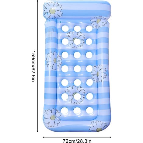 Chaises longues gonflables pour piscine, matelas de bronzage et jouets aquatiques adaptés aux piscines. (1/3)