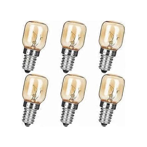 Lot de 6 ampoules LED E14, dimmables T25 pour lampes de sel, micro-ondes, congélateurs (1/4)