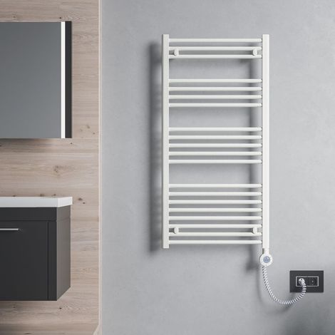 Viessmann Badheizkörper Bolzano elektrisch 1800x30x500mm Leistungsaufnahme 900W, Weiß