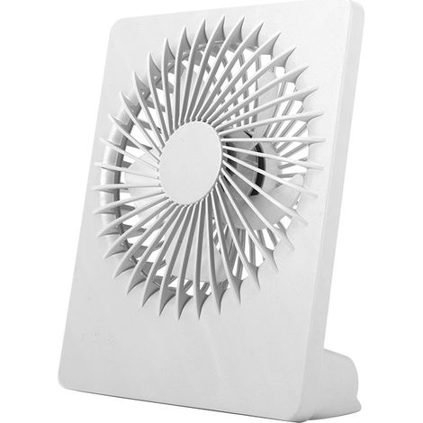 Desk Fan Silent. 3 Speeds USB Fan 2000mAh Rechargeable Battery Fan Last 4-16h Working Portable Fan (1/3)