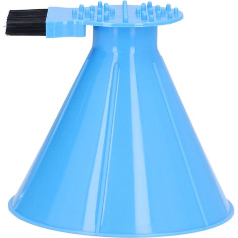 Grattoir à glace multifonction avec brosse et entonnoir pour pare-brise de voiture (1/5)