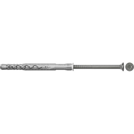fischer bouchon à long manche SXRL avec vis à tête fraisée 10x100 T A4 50 pièces