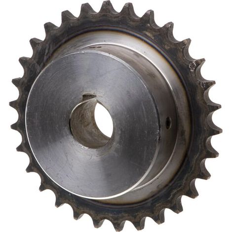 Pignone singolo 30 denti 1/2" catena 08 B-1 foro 25 mm Kramp SE123025 (1/3)