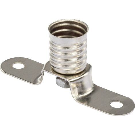 TRU COMPONENTS 1229340 Support d'ampoule Culot (mini-lampes): E10 Connexion: cosses à souder 1 pc(s) S497481 (1/3)