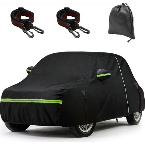 Wasserdichte Autoabdeckung für Fiat 500 500C 500E Abarth 2007-2024, 6-lagig, UV-Schutz (1/5)