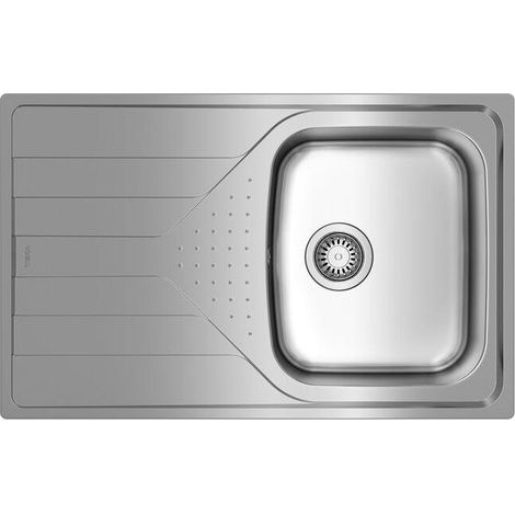 Teka UNIVERSE 45 T-XP 1C 1E D 1Ø 3½ C/REB SF - Fregadero De Cocina Acero 43 Cm 1 Cubeta 1 Escurridor (1/5)