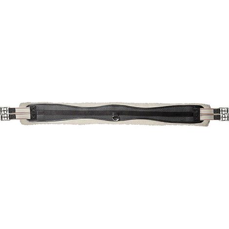 cm 140, Marron 04: Sangle Tattini en néoprène façonné doublé d'agneau synthétique avec anneau central élastique et boucle déployante (1/2)