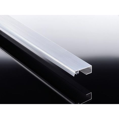 Uni-Randoberprofil Al f.8/10mm pressblank 3000 mm m. Dichtung