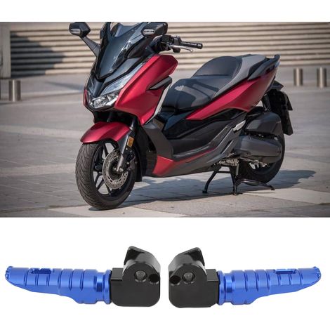 Hintere Fußrasten für Motorrad, ein Paar, kompatibel mit HONDA FORZA 750 2021-2022 (Referenz: HF485-HJT), blau. (1/5)