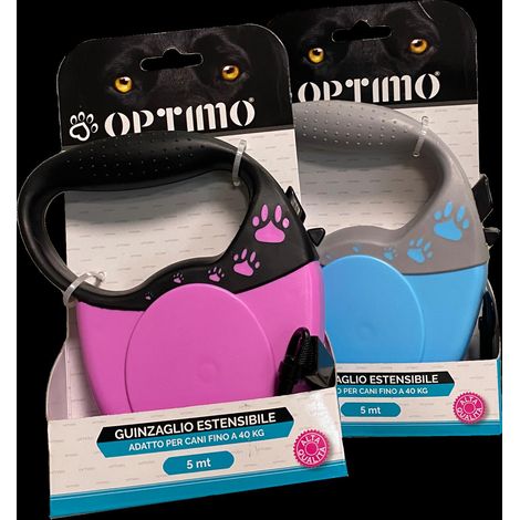 GUINZAGLIO ESTENSIBILE PER CANI FINO A 25 KG 3 MT COLORE ASSORTITO (1/2)