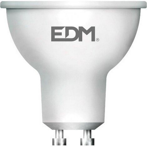 Ampoule LED EDM Dichroïque GU10 7W 550lm 3200K Lumière Chaude 45° Ø5x5,5cm (1/2)