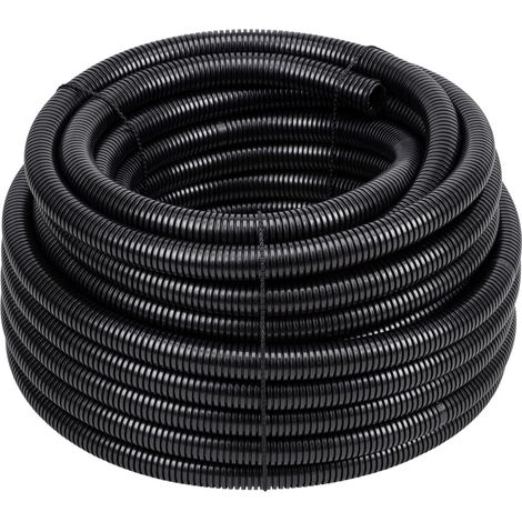 Meister Isolierrohr flexible Ausführung - 25 Meter - schwarz - 750 N (mittel) - M25 Gewinde - Flammwidrig