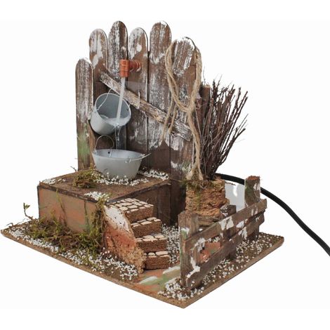 Fontana per Presepe con Secchi 20x14 cm 11868 (1/5)