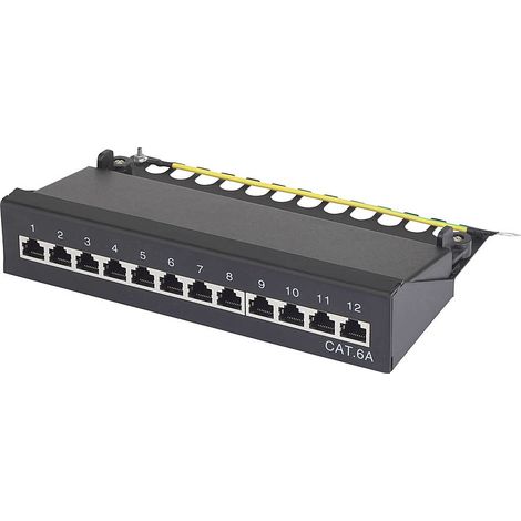 [GEBRAUCHT] B-Ware Renkforce 12 Port Netzwerk Patchbox 25,4cm (10") Cat 6a 1 He