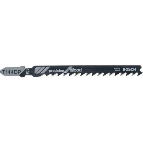 Lame de scie sauteuse T 144 DP Précision pour le bois BOSCH 2608633A31