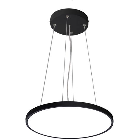 Italux Alata Suspension LED 30 cm, noire, 2800/4000/6000 K (1/2)