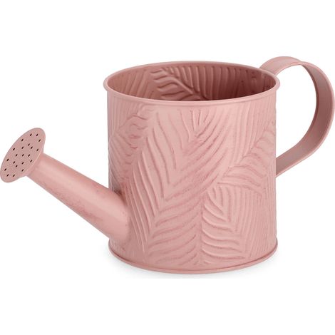 Annafiatoio benji c-manico di colore rosa, blu, salvia e grigio zinchi galvanizzati Ø12 x h 12cm -salvia