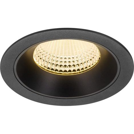 Encastré downlight NUMINOS® XL intérieur 3000 K 55° IP20 rond noir - SLV - 1009942