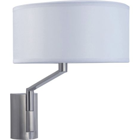 LedsC4 Lampada Da Parete Twist E27 15W Nichel Satinato (1/5)