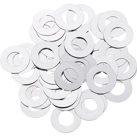 Rondelles Plates M6 en Acier Inoxydable 304, 6x12x0,1mm 50Pcs (1/5)
