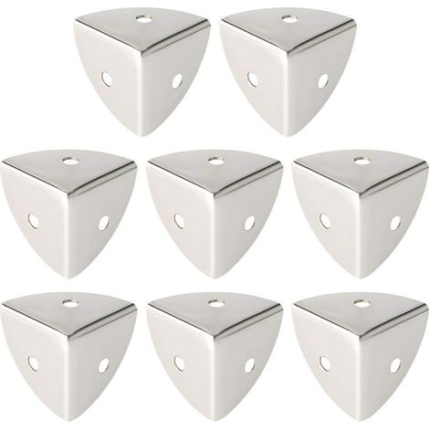 Protection Coin de Table 8 Pcs Meuble d'angle Corniere Brossé Convient pour Protection des Meubles, Décoration, Anti-Collision et Anti-Casse (1/4)