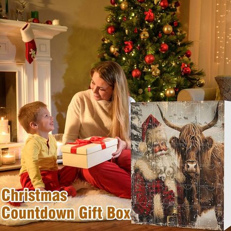 Calendario dell'Avvento con Babbo Natale e gatti – Adatto a bambini e adulti (1/3)