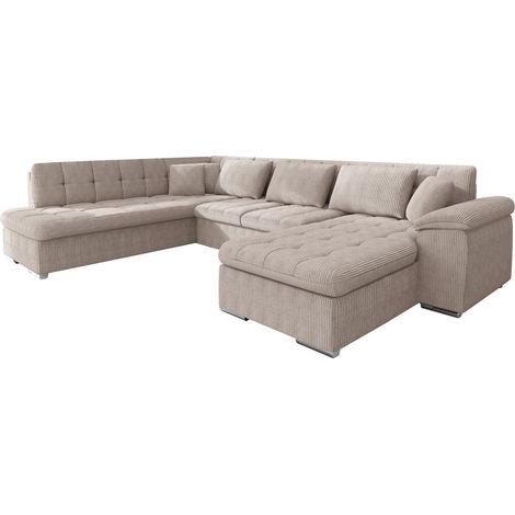 Sofá rinconero Comfivo Gemma II, Poso 03, Función de descanso, 348x205x76cm, 0