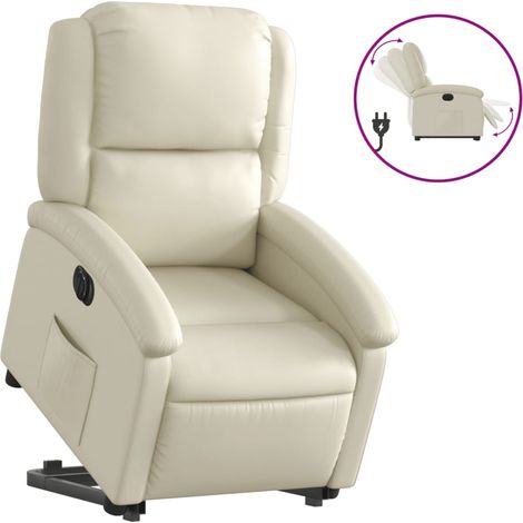 Maison Exclusive - Relaxsessel mit Aufstehhilfe Elektrisch Creme