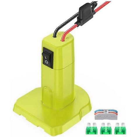 Adaptateur pour voiture jouet électrique compatible avec les batteries Ryobi 18, avec kit de conversion de roues, compatible avec les routes. (1/5)