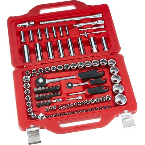 Assortimento in cassetta modulare con bussole esagonali ed inserti per avvitatura USAG U06010011 - 100 pezzi (1/4)