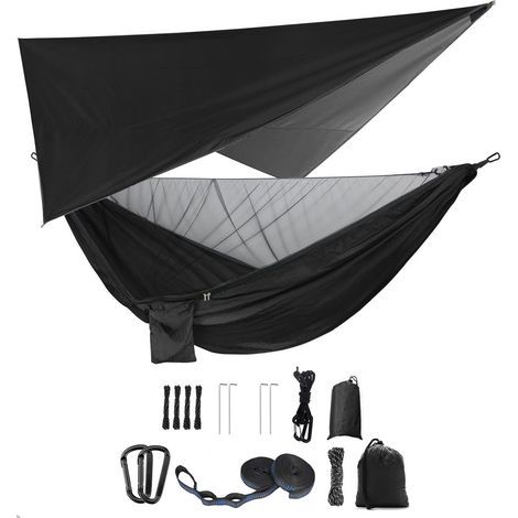 Hammock Kit, Mosquito Net, Tarp, Nylon, Hiking, Camping, Travel (1/5)