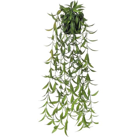 Plante Artificielle - Pot en Plastique - Décoration Murale et Jardin Intérieur - 12 cm - 1 Pièce (1/5)