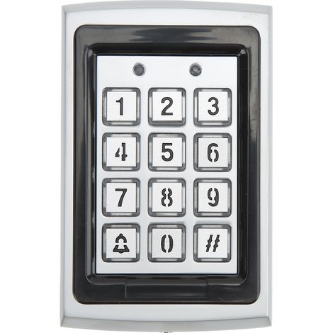 Schlüsselloses elektronisches Schloss mit Zutrittskontrolle, wasserdichtes Metallgehäuse für Zuhause und Büro (1/5)