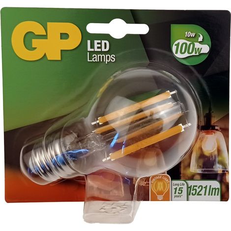 Gp - ampoule led gp 086536 e27 a60 classic filament 10w - 745gpclas086536ce1 - 4895149086536