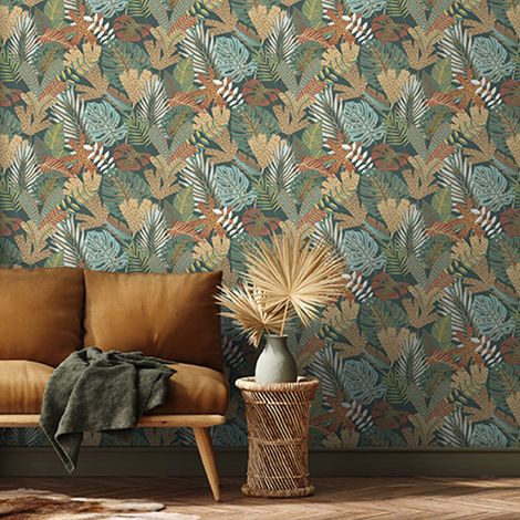 Papier peint tropical botany 53x1000cm (1/4)