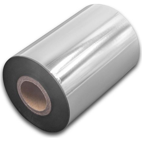 vhbw 1x Thermal Ribbon compatible with Zebra ZM600, ZD620T, ZD420T, ZM400 Label Printer, 90 mm x 300 m, Wax Resin, Black