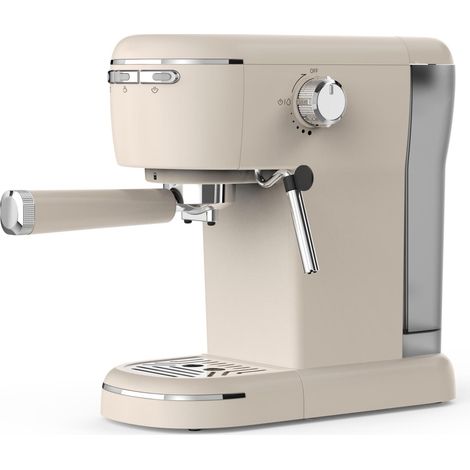 Machine à expresso - Cafetière portable semi-automatique 15 bars avec réservoir d'eau de 1,08 L. Prépare différents types de café, pour la maison et le bureau. (1/5)