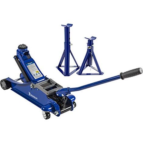 Cric hydraulique rouleur - MICHELIN - 9558 - Capacité de levage : 1800 kg - Hauteur de levage : 105mm a 350mm. (1/4)