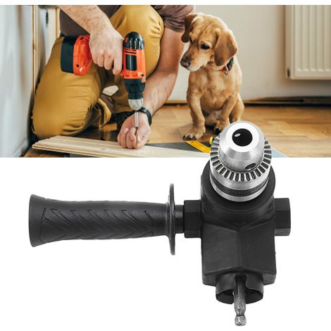 90°-Winkeladapter für Bohrmaschinen, Winkelverlängerung für Bohrmaschinen, Winkeladapterkopf für Bohrmaschinen, Winkeladapterhalterung für Bohrmaschinen (1/5)