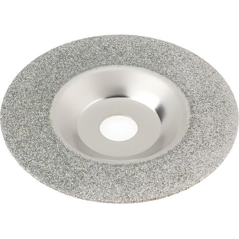Disque de Meulage Diamanté de 4 Pouces Trou de 16 Mm Grain 60 pour Meuleuse à Pierre (1/5)