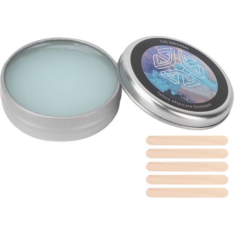 Baume Régénérant pour Tatouage, Soin Post-Séance Naturel, Crème Réparatrice pour Peau Tatouée 15g (1/5)